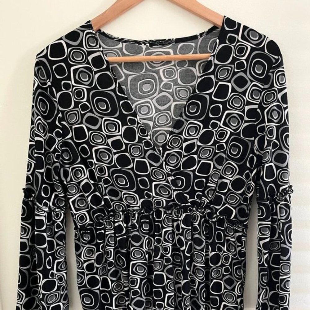 Empire Waist Geo Shirt